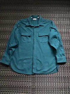 【USA製】L.L.Bean シャモア シャツ グリーン美品