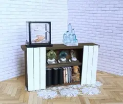 【最終価格】ミニチュア☆標本のカウンターのセット＊家具