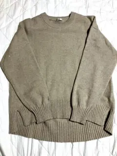 ROPÉ ベージュ クルーネックニット