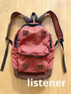【値下げ】listener リスナー　ナイロンデイバッグ　バックパック　リュック