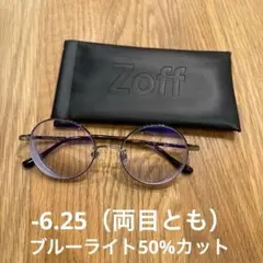 Zoff ゾフ　ラウンド型 中顔面短縮みえメガネ ブルーライトカット　度つき Zoff ゾフ ラウンド型 中顔面短縮みえメガネ ブルーライトカット 度