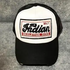 メッシュ キャップ ブラック アメカジ ダメージ 黒 ヴィンテージ 古着