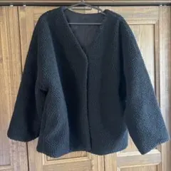 ボアジャケット　キルティングリバーシブル　earth music&ecology