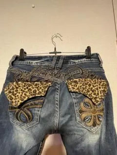 red pepperスキニージーンズ レオパード柄