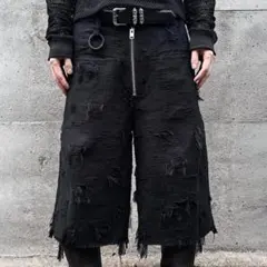 れ*い様 FILTH×MINUS BORO JACQUARD BAGGY SHO れ*い様 FILTH×MINUS BORO JACQUARD BAGGY SHO - メルカリ