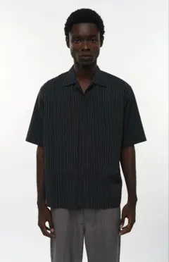 SHAREEF 半袖シャツ STRIPE JQ S/S SHIRTS - メルカリ