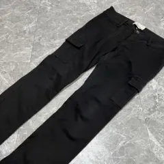 A19642 美品 カミカゼアタック ベイカーポケットカーゴパンツ 黒W30