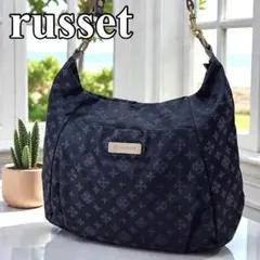 美品russetラシット/ショルダーバッグ/トートバッグ/斜め掛け/モノグラム