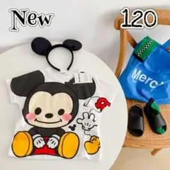 ✰新品✰キッズ ミッキーマウス キャラクター 半袖 Tシャツ 120cm