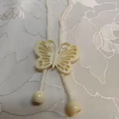 子供ネックレス バタフライ 蝶 昭和レトロ