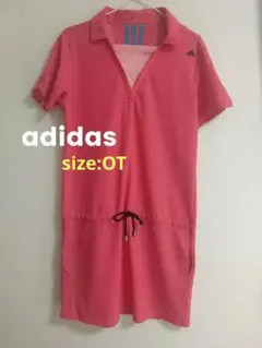 adidas ピンク ポロシャツ ワンピース