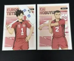 ハイキュー!! 黒尾鉄朗 海信行 主将・副主将フェア アニメイト 特典