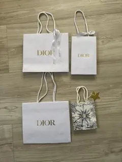 Dior ショップ袋　4枚セット