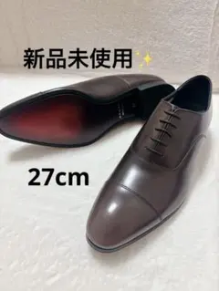 REGAL リーガル 27cm 茶 内羽根 ストレートチップ ビジネスシューズ