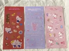 キティ シール 3枚セット 韓国限定