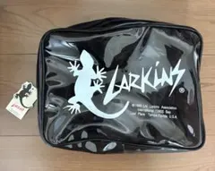 【新品未使用】LARKiNS ビニールポーチ 黒 18.5×25×7㎝