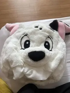 犬の顔 フリースキャップ 耳付き