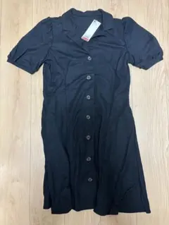 半袖 シャツワンピース