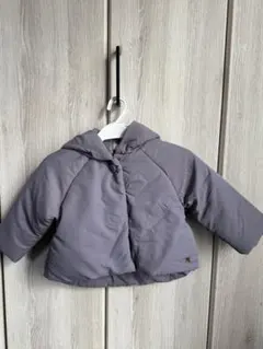 n.o.u.s アウター フード付き 中綿ジャケット パープル 90cm 女の子