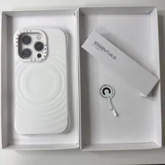 CASETiFY ウェーブ シリコン iPhone16Pro ケース ホワイト