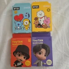 BT21 TinyTAN 絆創膏 4箱セット　BTS ジョングク