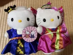 ハローキティ コリアンウエディング 2体