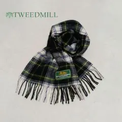 TWEEDMILL　ツイードミル　マフラー　ウール100％　ドレスゴードン
