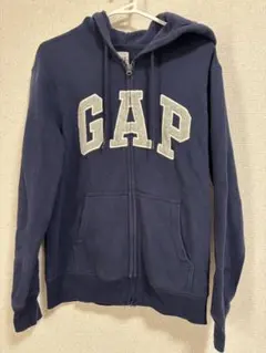 GAP ネイビー ジップアップパーカー　ギャップ