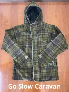 go slow caravan チェック柄 マウンテンパーカー　Ｌ
