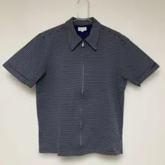 Paul Smith ネイビー ストライプ 半袖シャツ