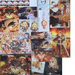 鬼滅の刃　煉獄杏寿郎　バースデイ缶バッジステッカー　ローソン　ストラップ