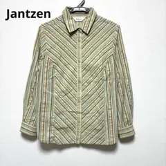 希少　Jantzen ジャンセン　ヴィンテージ ストライプシャツ　幾何学ラインのサムネイル