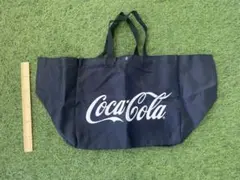 【非売品】当時物レア コカコーラCoca-Colaロゴ入りトートバッグ 大きめ鞄のサムネイル