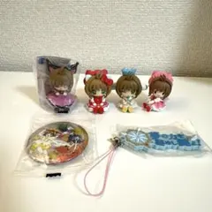 カードキャプターさくら　ガチャガチャ　フィギュア　缶バッチ　キーホルダー