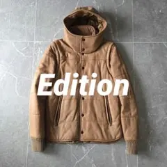 美品 最高級ラムレザー 2way フード シングル レザージャケット