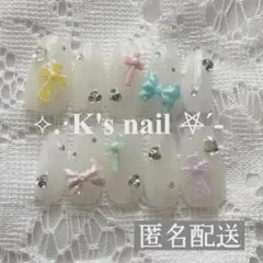 ネイルチップ現品 ウィッシュコア 平成女児 y2k クロム 十字架 シズニルック