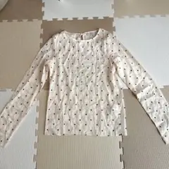 ドット柄 シャツ　Mサイズ