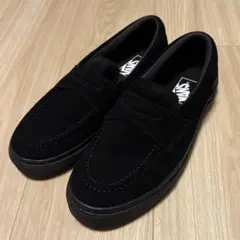 【完売品】Vans ブラック スエード ローファー Vans スケートローファー スエード 26cm ブラック プロモデル