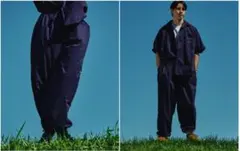 コンビニエンスウェア A.H ルーズパンツ ネイビー Mサイズ