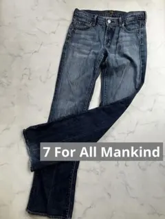 7 For All Mankind デニム ジーンズ ブーツカット ダメージ
