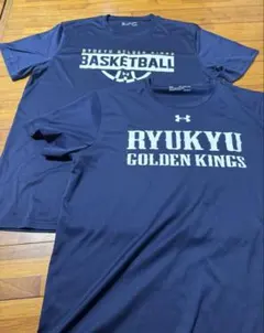 RYUKYU GOLDEN KINGS Tシャツ 2枚セット2XL ネイビー