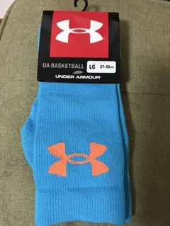 新品 UNDER ARMOUR バスケットボールソックス LG 27-29cm✨