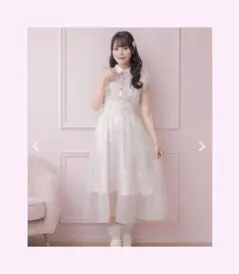 tocco closet⭐︎野口衣織さん着用⭐︎シアーチェック×フラワーセットアップ tocco closet⭐︎野口衣織さん着用⭐︎シアーチェック×フラワー