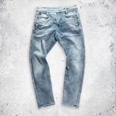 G-STAR RAW｜D-STAQ 3D スリム｜強ストレッチ 淡青 W76cm