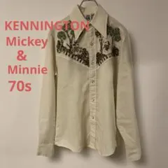 KENNINGTON ケニントン　ミッキー　ミニー　長袖シャツ　70s