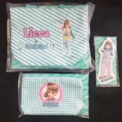 リカちゃんくじ×セーラーズ　08ポーチ　09トートバッグ　11キーチェーン　3点