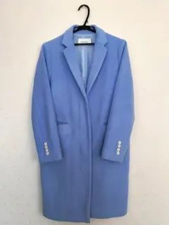 MOUSSY ライトブルー チェスターコート
