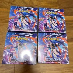 ポケカ　mega拡張パック　ニンジャスピナー　シュリンク付き4box
