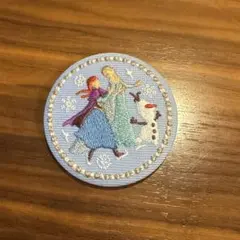 ディズニー 刺繍缶バッジ