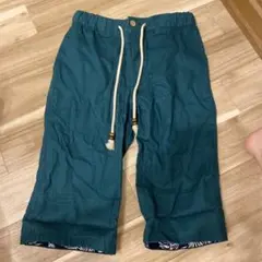 ダークグリーン ショートパンツ